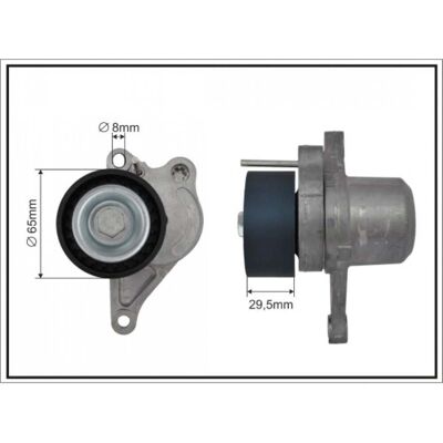 CAFFARO Modelo 132399SP Tensor - Correa con nervaduras CAFFARO Modelo 132399SP Tensor - Correa con nervaduras
