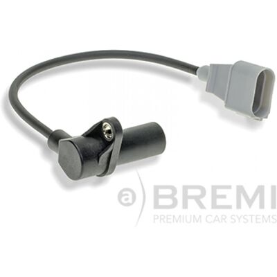 Sensor de cigüeñal Bremi 60296 - Inductivo, 3 Contactos, Negro/Gris Sensor de cigüeñal Bremi 60296 - Inductivo, 3 Contactos, Negro/Gris