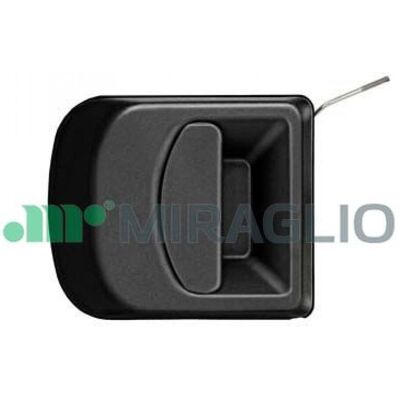 Manilla de puerta negra MIRAGLIO IVECO Daily - Tirador de puerta Manilla de puerta negra MIRAGLIO IVECO Daily - Tirador de puerta