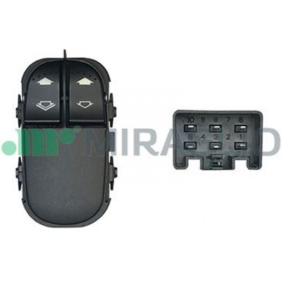 MIRAGLIO 121/FRB76006 - Interruptor de ventana para Ford Focus Mk1 3/5 puertas, Focus C-Max MIRAGLIO 121/FRB76006 - Interruptor de ventana para Ford Focus Mk1 3/5 puertas, Focus C-Max