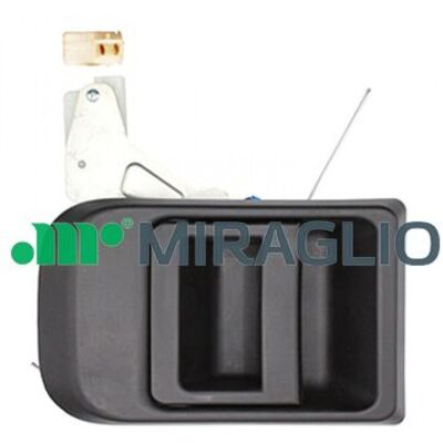 Manija de puerta MIRAGLIO 80/937 - Puerta trasera, negro mate, con cierre centralizado Manija de puerta MIRAGLIO 80/937 - Puerta trasera, negro mate, con cierre centralizado