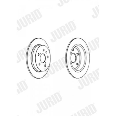 JURID Disco de freno Suzuki SX4 Swift - Disco de freno JURID Disco de freno Suzuki SX4 Swift - Disco de freno