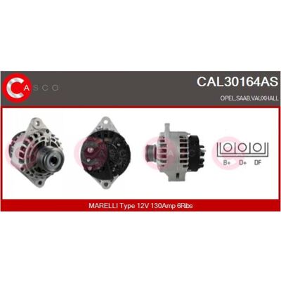 Casco 8058642094217 Alternador - Piezas compatibles con OEM Casco 8058642094217 Alternador - Piezas compatibles con OEM