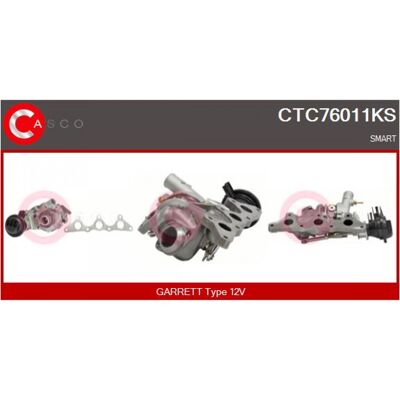 Turbolizador Casco CTC76011KS para SMART - Gases de escape Turbolizador Casco CTC76011KS para SMART - Gases de escape