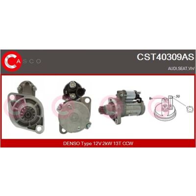 CASCO CST40309AS Arranque - Números de piezas OEM CASCO CST40309AS Arranque - Números de piezas OEM
