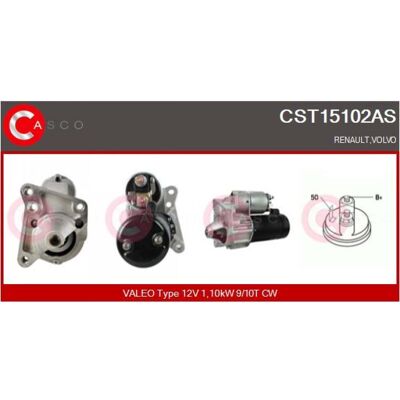 CASCO CST15102AS - Arranque compatible con OEM CASCO CST15102AS - Arranque compatible con OEM