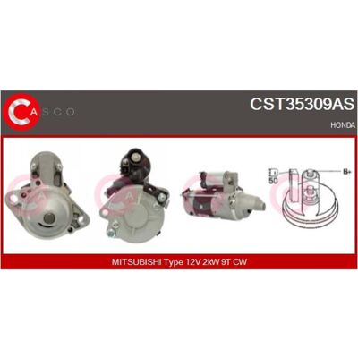 CASCO CST35309AS Starter - OEM Honda 31200-RSR-E01 CASCO CST35309AS Starter - OEM Honda 31200-RSR-E01