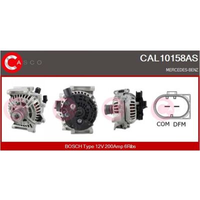 CASCO CAL10158AS - Alternador CASCO CAL10158AS - Alternador