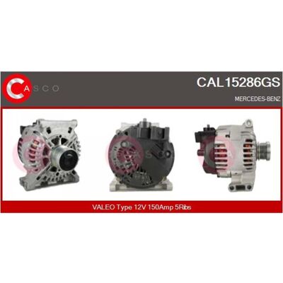 Alternador Casco CAL15286GS - Alternator Alternador Casco CAL15286GS - Alternator