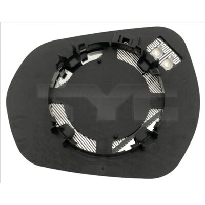 TYC 310-0262-1 Espejo exterior calefactable y esférico - Cristal de retrovisor TYC 310-0262-1 Espejo exterior calefactable y esférico - Cristal de retrovisor