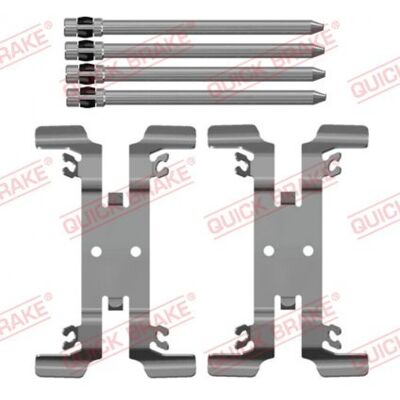 Cubierta de pastilla de freno Quick Brake 109-0206 - Accesorios de freno Cubierta de pastilla de freno Quick Brake 109-0206 - Accesorios de freno