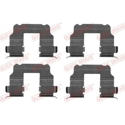 Kit de pastillas de freno traseras Quick Brake 109-1690 - Frenos Kit de pastillas de freno traseras Quick Brake 109-1690 - Frenos