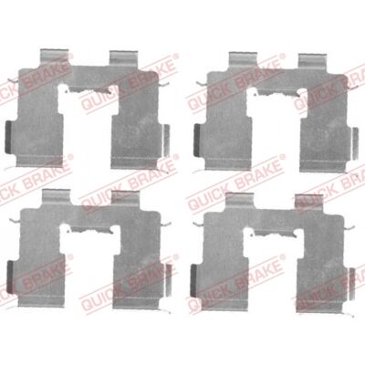 QUICK BRAKE - 109-1717 - Trasero - Juego de montaje de pastillas QUICK BRAKE - 109-1717 - Trasero - Juego de montaje de pastillas