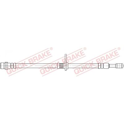 Manguera de freno Quick Brake - Rosca M10x1 - Honda CR-V - 58.853 Manguera de freno Quick Brake - Rosca M10x1 - Honda CR-V - 58.853