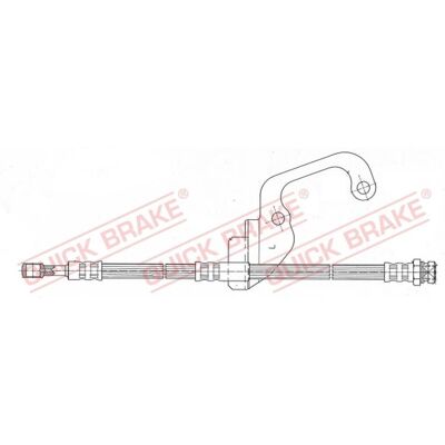 Manguera de freno flexible QUICK BRAKE M10x1 - Freno Manguera de freno flexible QUICK BRAKE M10x1 - Freno