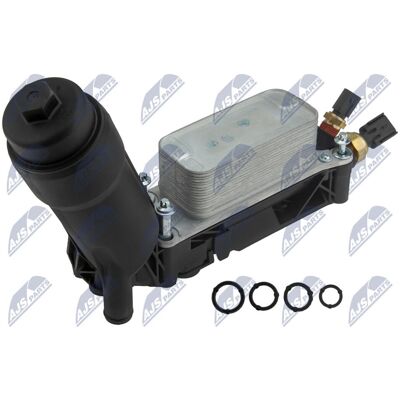 Chrysler Modelo CCL-CH-005A Enfriador de Aceite con Caja de Filtro de Aceite - Enfriador de Aceite Chrysler Modelo CCL-CH-005A Enfriador de Aceite con Caja de Filtro de Aceite - Enfriador de Aceite