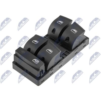 NTY Interruptor de Ventana Audi 4 Puertas - Eléctrico con Seguridad 4F0959851F5PR NTY Interruptor de Ventana Audi 4 Puertas - Eléctrico con Seguridad 4F0959851F5PR