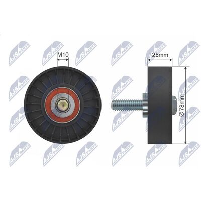 Polea tensor de la correa de distribución - Compatible con Citroën C4, C8, Jumpy Polea tensor de la correa de distribución - Compatible con Citroën C4, C8, Jumpy