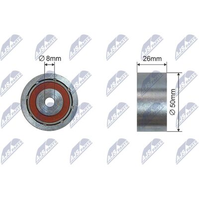 Tensores de Correa de Distribución Metalcaucho - Para Citroën Berlingo, C4, C5 Evasion - 26mm de ancho Tensores de Correa de Distribución Metalcaucho - Para Citroën Berlingo, C4, C5 Evasion - 26mm de ancho