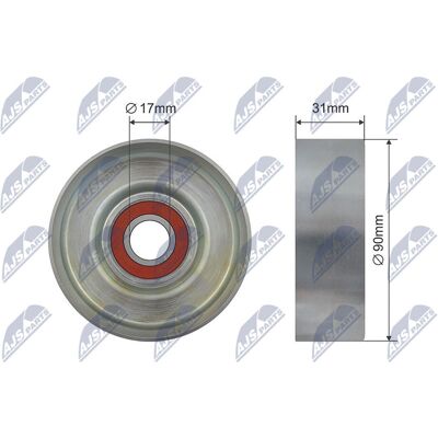Polea tensor automática Ford RNK-FR-031 para correa de tiempo Polea tensor automática Ford RNK-FR-031 para correa de tiempo
