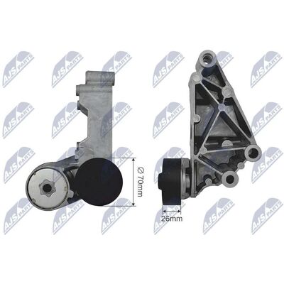 Polea tensora automática NTY RNK-FR-033 para Ford y Saab - Tensor de correa de motor Polea tensora automática NTY RNK-FR-033 para Ford y Saab - Tensor de correa de motor