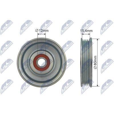 Nissan: RNK-NS-043 - Spannrolle, Keilrippenriemen Nissan: RNK-NS-043 - Spannrolle, Keilrippenriemen