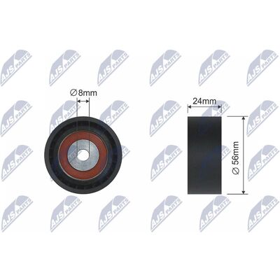 Polea de guía NTY RNKRE007 para Renault Clio Kangoo - Polea de guía Polea de guía NTY RNKRE007 para Renault Clio Kangoo - Polea de guía