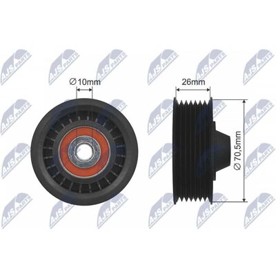 Dacia Duster Polea de tensor de correas - RNK-RE-018 Dacia Duster Polea de tensor de correas - RNK-RE-018