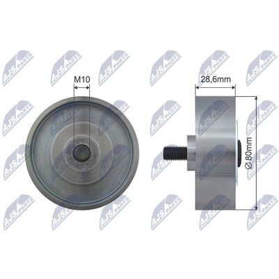NTY RNK-TY-007 - Polea para Toyota Dyna, Hiace NTY RNK-TY-007 - Polea para Toyota Dyna, Hiace