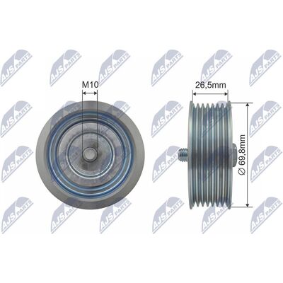 Polea de guía Nissan RRK-NS-005 - Para Nissan 350z 370z Polea de guía Nissan RRK-NS-005 - Para Nissan 350z 370z