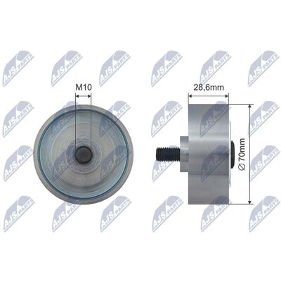 Polea tensora RRK-TY-004 de Toyota - Compatible con Toyota Dyna, Hiace Polea tensora RRK-TY-004 de Toyota - Compatible con Toyota Dyna, Hiace