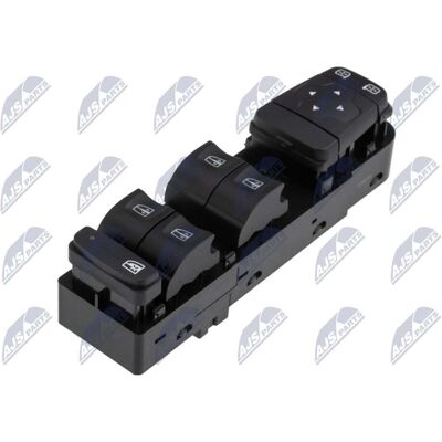 NTY EWS-RE-084 Interruptor de ventana delantero izquierdo para Renault - Interruptor - OEM 254015253R NTY EWS-RE-084 Interruptor de ventana delantero izquierdo para Renault - Interruptor - OEM 254015253R