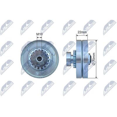 Polea tensora de correa en V NTY RNK-CH-039 para Chevrolet Aveo Spark Kalos Polea tensora de correa en V NTY RNK-CH-039 para Chevrolet Aveo Spark Kalos