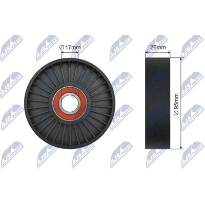 Nty RNK-KA-010 Polea Tensadora de la Correa de Distribución - Timing Belt Tensioner Pulley Nty RNK-KA-010 Polea Tensadora de la Correa de Distribución - Timing Belt Tensioner Pulley