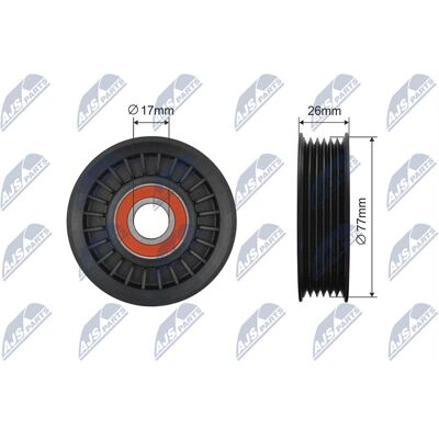 Dodge Jeep RNK-CH-044 Polea tensor de correa - Spannrolle / Keilrippenriemen Dodge Jeep RNK-CH-044 Polea tensor de correa - Spannrolle / Keilrippenriemen
