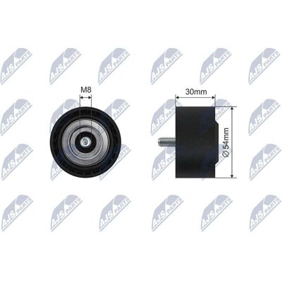 Polea tensora NTY - Compatible con Chrysler 300c, Jeep Commander Polea tensora NTY - Compatible con Chrysler 300c, Jeep Commander