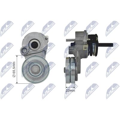 Polea tensor de correa de distribución NTY - Automática, 63mm, Calidad OEM Polea tensor de correa de distribución NTY - Automática, 63mm, Calidad OEM