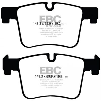 EBC BRAKES Green Stuff DP22105 - Pastillas de freno EBC BRAKES Green Stuff DP22105 - Pastillas de freno