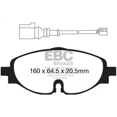 Juego de pastillas EBC Brakes DP42150R Juego de pastillas EBC Brakes DP42150R