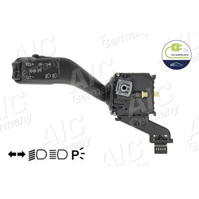Aic Palanca de luces - 1k0953513g - Interruptor para Seat, Skoda, VW con luces, Tempomat, señal de giro Aic Palanca de luces - 1k0953513g - Interruptor para Seat, Skoda, VW con luces, Tempomat, señal de giro