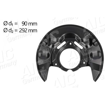 AIC Toyota Corolla Izquierda delantera Disco de freno protección - Disco de freno AIC Toyota Corolla Izquierda delantera Disco de freno protección - Disco de freno