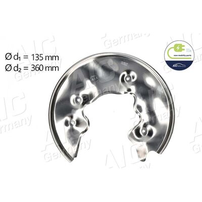AIC Modelo 56149 - Protector de Disco de Freno para Audi A4 B8, 300/330mm AIC Modelo 56149 - Protector de Disco de Freno para Audi A4 B8, 300/330mm