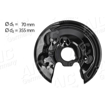 AIC Protector de Disco de Freno - para discos de 282mm/286mm - Eje trasero izquierdo AIC Protector de Disco de Freno - para discos de 282mm/286mm - Eje trasero izquierdo
