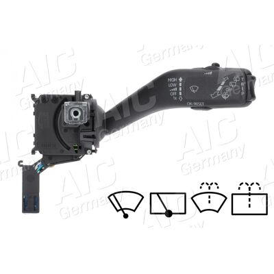 AIC Modelo 1K0953519A - Interruptor de columna de dirección para Audi VW Seat Skoda AIC Modelo 1K0953519A - Interruptor de columna de dirección para Audi VW Seat Skoda