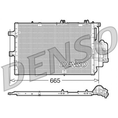 DENSO DCN20017 Condensador de Aire Acondicionado Opel - Compatible con R134a DENSO DCN20017 Condensador de Aire Acondicionado Opel - Compatible con R134a