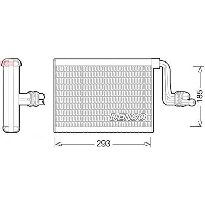 Evaporador Denso - BMW 1, 3, X1, X3 - Refrigeración R134a Evaporador Denso - BMW 1, 3, X1, X3 - Refrigeración R134a