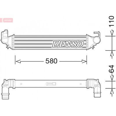 Intercooler Denso para Fiat 500X - Rendimiento Turbo Intercooler Denso para Fiat 500X - Rendimiento Turbo