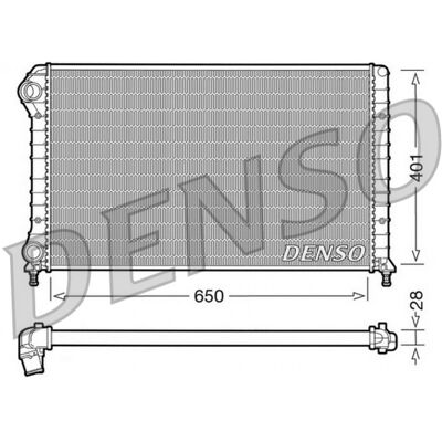 DENSO DRM09061 Radiador de Aluminio - Enfriamiento de Coche DENSO DRM09061 Radiador de Aluminio - Enfriamiento de Coche