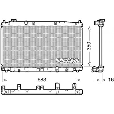 DENSO DRM40035 - Refrigerador de motor DENSO DRM40035 - Refrigerador de motor