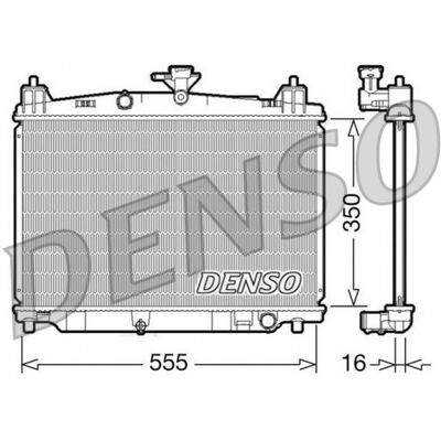 Radiador Mazda Denso - ZJ3815200 - Enfriamiento del motor Radiador Mazda Denso - ZJ3815200 - Enfriamiento del motor